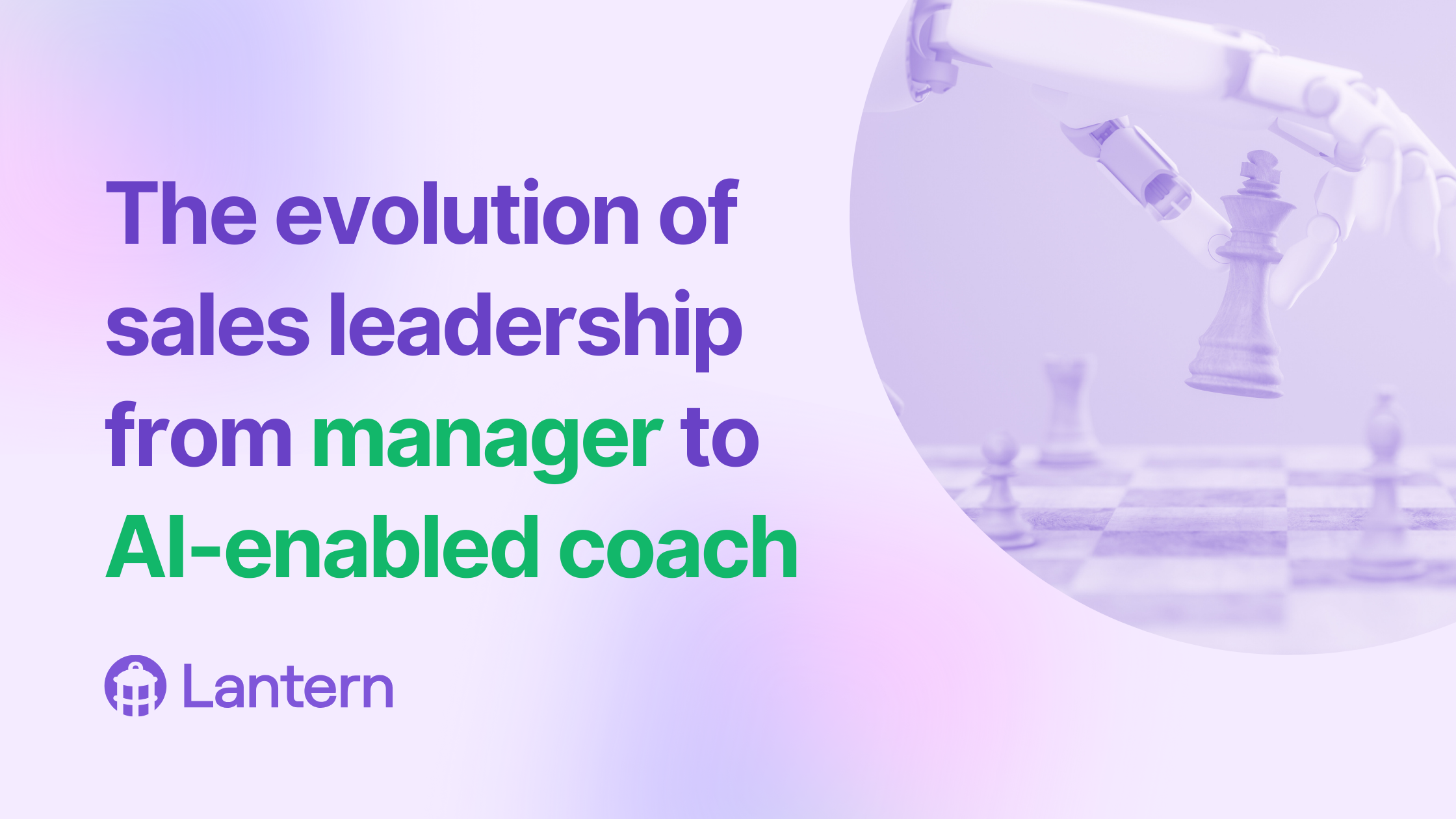 The evolution of sales leadership from manager to AI-enabled coach